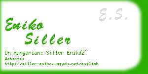 eniko siller business card